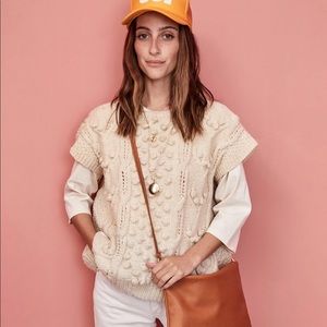 Clare V Sac Bretelle Tan